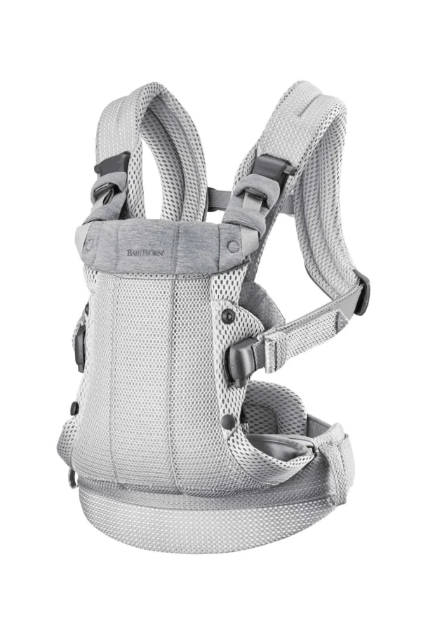 BABYBJÖRN Bärsele Harmony - Silver, 3D-mesh