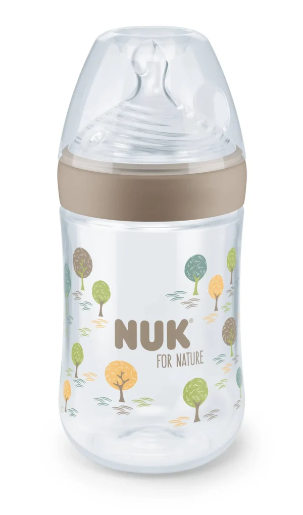 NUK for Nature Nappflaska 260 ml - Cream